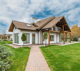 Exterior shot of a house