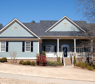 Exterior shot of a house