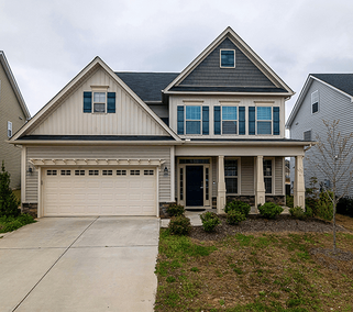 Exterior shot of a house